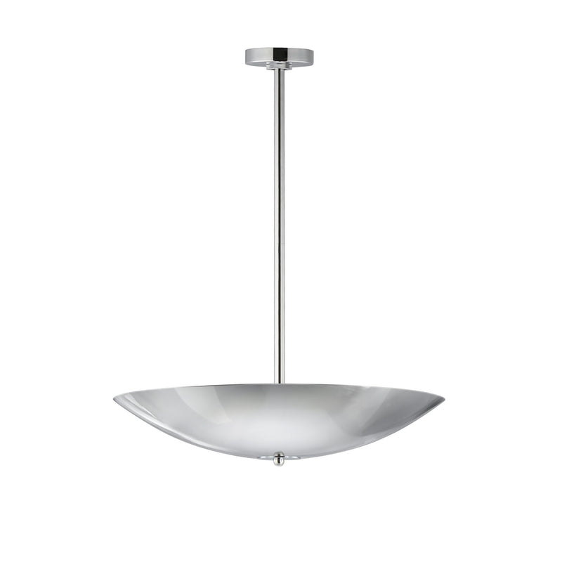Vesta 24" LED Pendant/Semi-Flush in Polished Chrome