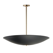 Vesta 36" LED Pendant/Semi-Flush in French Gold