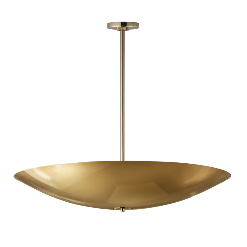 Vesta 36" LED Pendant/Semi-Flush in French Gold
