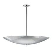 Vesta 36" LED Pendant/Semi-Flush in Polished Chrome