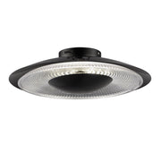Prismatic 16" LED Flush Mount in Black