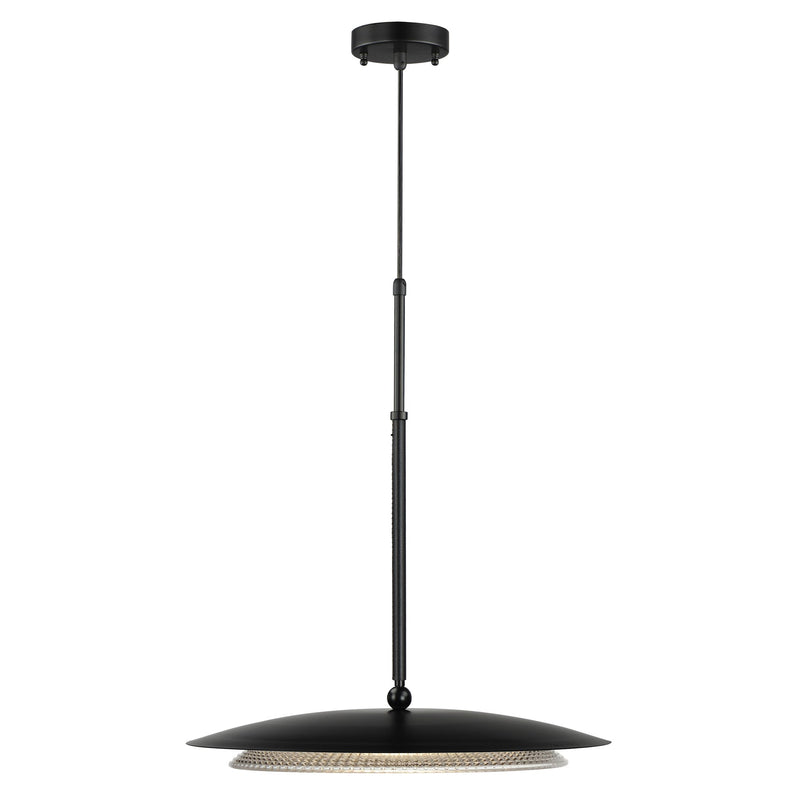 Prismatic 20" LED Pendant in Black