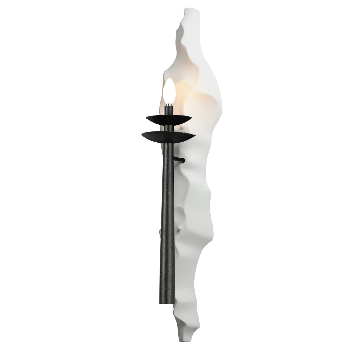 Nomad 1-Light Wall Sconce - Left in Anthracite