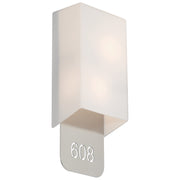Décor LED Address Light in Brushed Steel