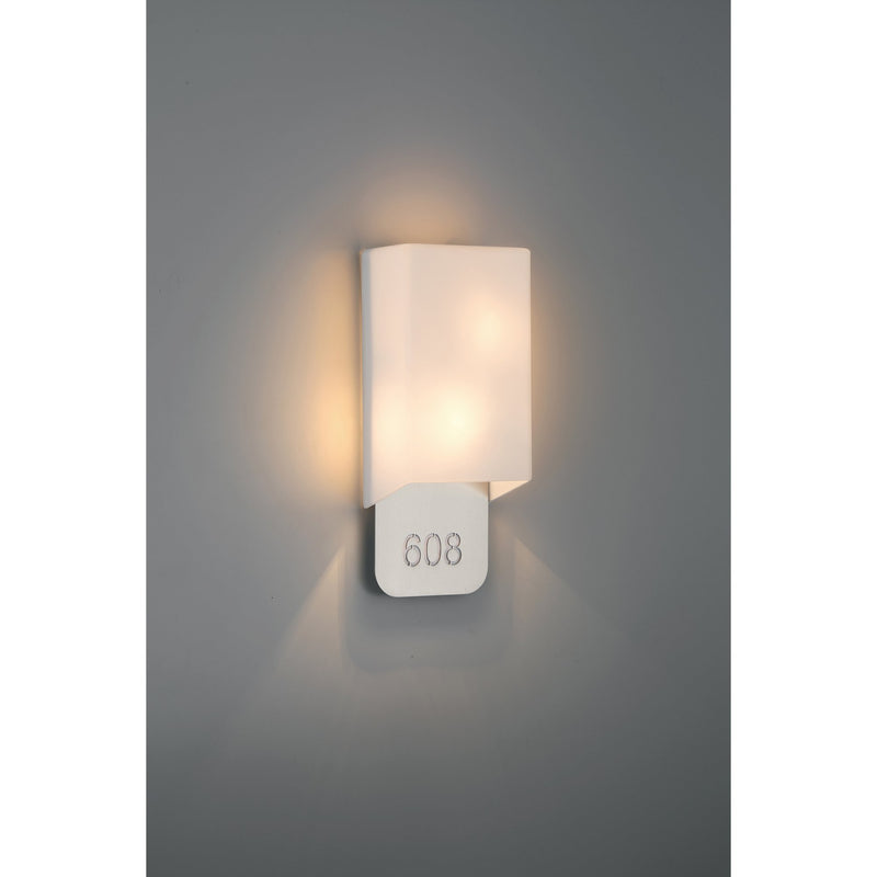 Décor LED Address Light in Brushed Steel