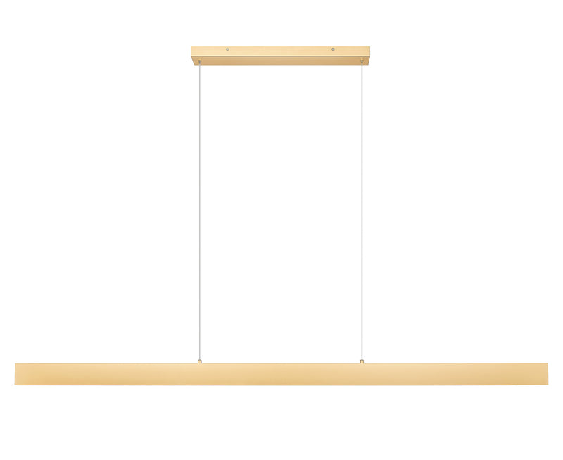 Hudson 1 Light 72" Linear Pendant in Gold
