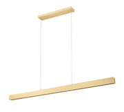 Hudson 1 Light 72" Linear Pendant in Gold