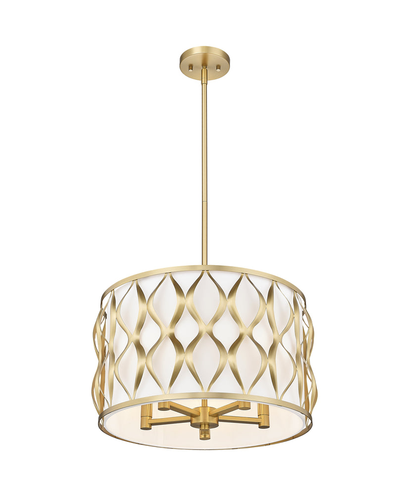Harden 5 Light 18.25" Pendant in Modern Gold