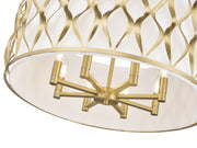 Harden 8 Light 26.25" Pendant in Modern Gold