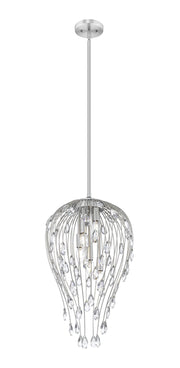 Gabriella 5 Light 15" Pendant in Brushed Nickel