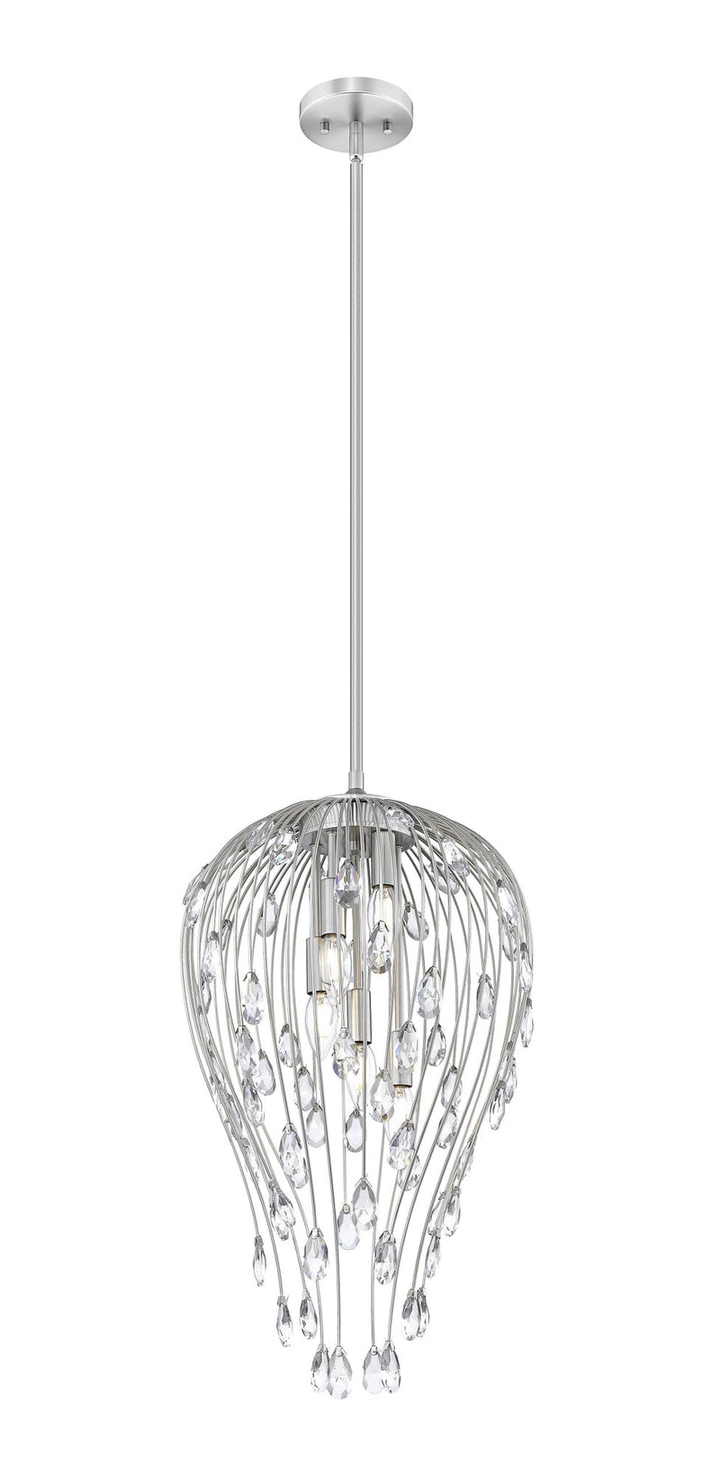 Gabriella 5 Light 15" Pendant in Brushed Nickel