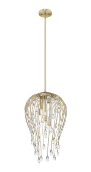 Gabriella 5 Light 15" Pendant in Modern Gold