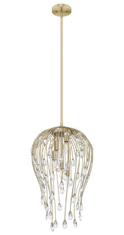 Gabriella 5 Light 15" Pendant in Modern Gold