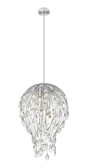 Gabriella 6 Light 18" Pendant in Brushed Nickel