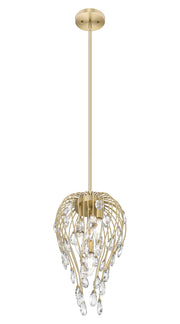 Gabriella 3 Light 9" Pendant in Modern Gold
