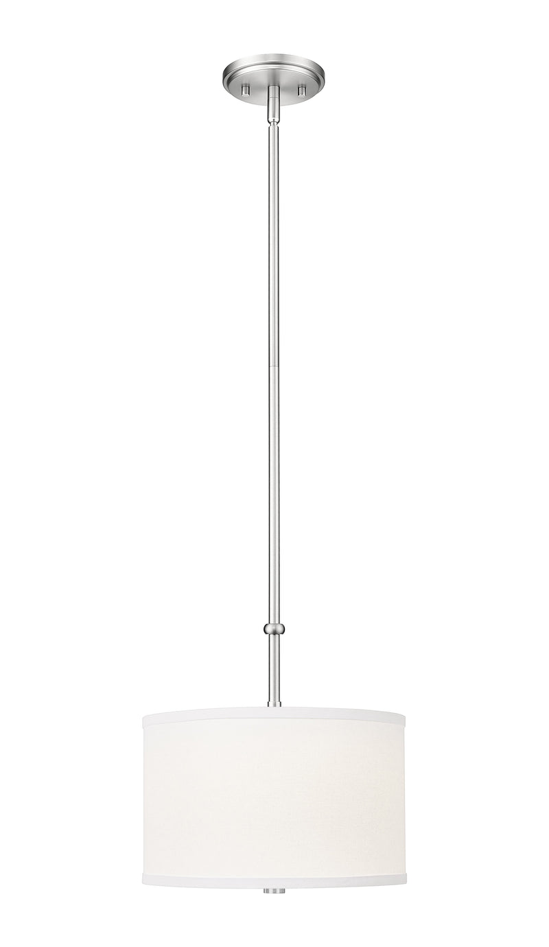 Linden 1 Light 12" Pendant in Brushed Nickel