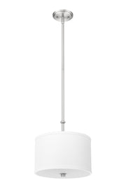 Linden 1 Light 12" Pendant in Brushed Nickel