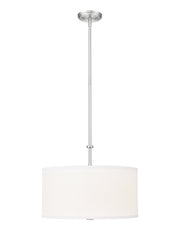 Linden 1 Light 18" Pendant in Brushed Nickel