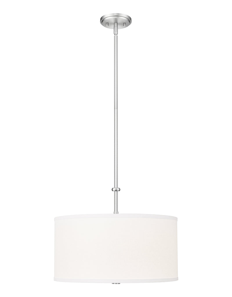 Linden 1 Light 18" Pendant in Brushed Nickel