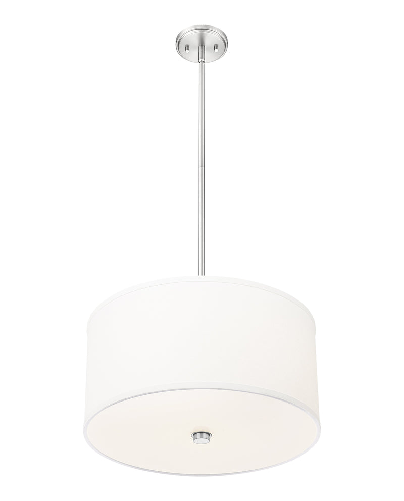 Linden 1 Light 18" Pendant in Brushed Nickel