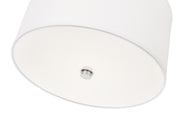 Linden 1 Light 18" Pendant in Brushed Nickel