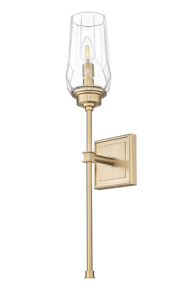 Cosmo 1 Light 5" Wall Sconce in Modern Gold