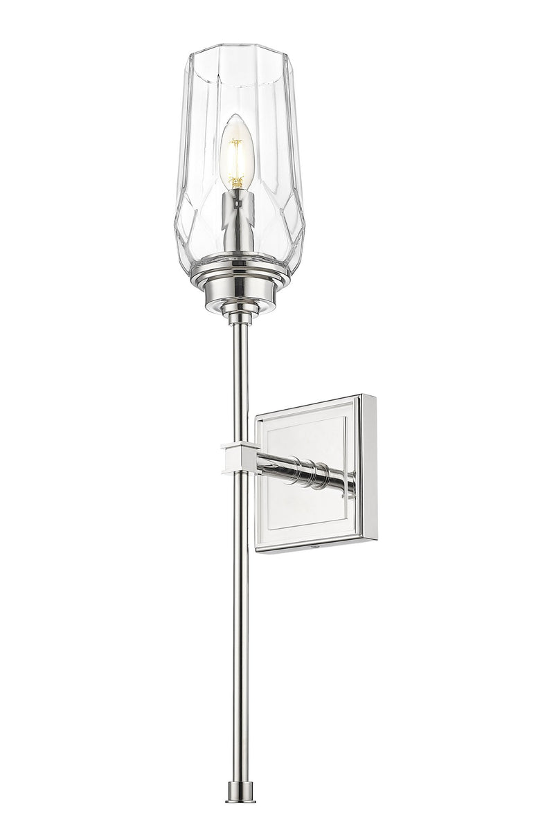 Cosmo 1 Light 5" Wall Sconce in Polished Nickel
