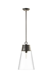 Wentworth 1 Light 11.5" Pendant in Plated Bronze