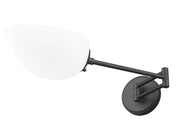 Breton 1 Light 28" Wall Sconce in Matte Black