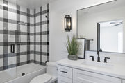 Titania 1 Light 4.75" Wall Sconce in Black + Brushed Nickel