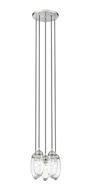 Arden 5 Light 12" Pendant in Brushed Nickel