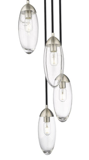 Arden 5 Light 12" Pendant in Brushed Nickel