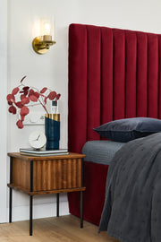 Thayer 1 Light 4.75" Wall Sconce in Luxe Gold in a room setting