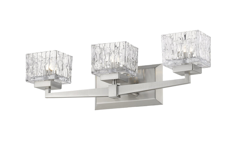 Rubicon 3 Light 22" Vanity in Brushed Nickel
