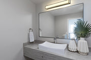 Baden 2 Light 46" Vanity in Matte Black in a room setting