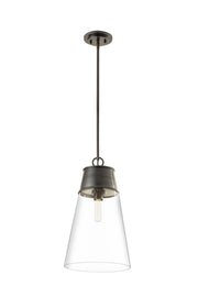 Wentworth 1 Light 11.5" Pendant in Plated Bronze