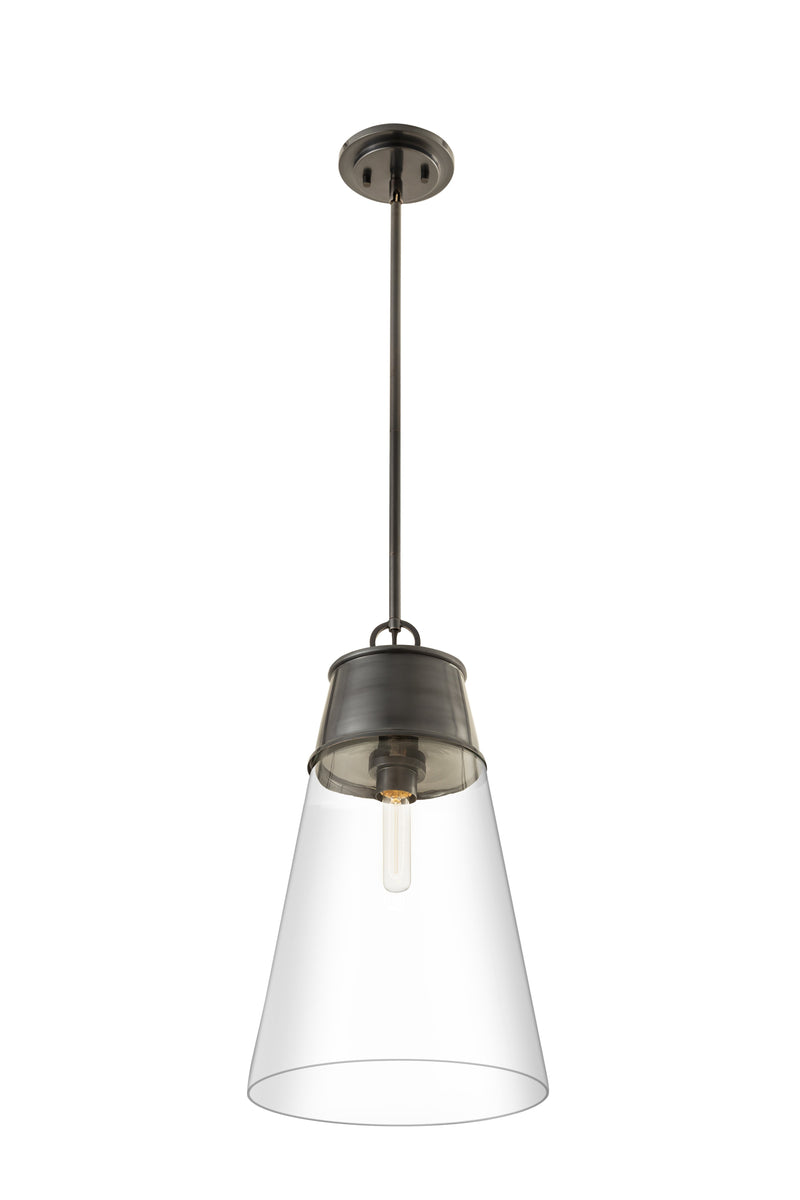 Wentworth 1 Light 11.5" Pendant in Plated Bronze