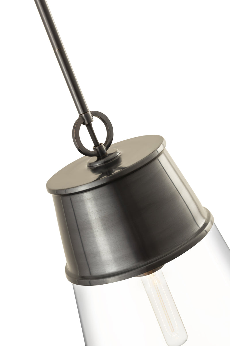 Wentworth 1 Light 11.5" Pendant in Plated Bronze