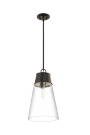Wentworth 1 Light 11.5" Pendant in Matte Black