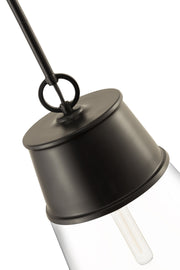 Wentworth 1 Light 11.5" Pendant in Matte Black