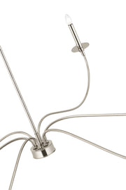 Arrington 6 Light 63" Chandelier in Polished Nickel