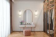 Farrell 1 Light 7.25" Wall Sconce in Brushed Nickel in a room setting