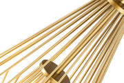 Quintus 1 Light 9.25" Pendant in Metallic Gold