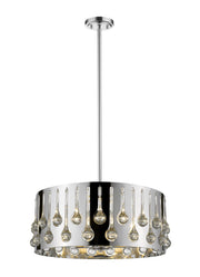 Oberon 5 Light 21" Pendant in Chrome