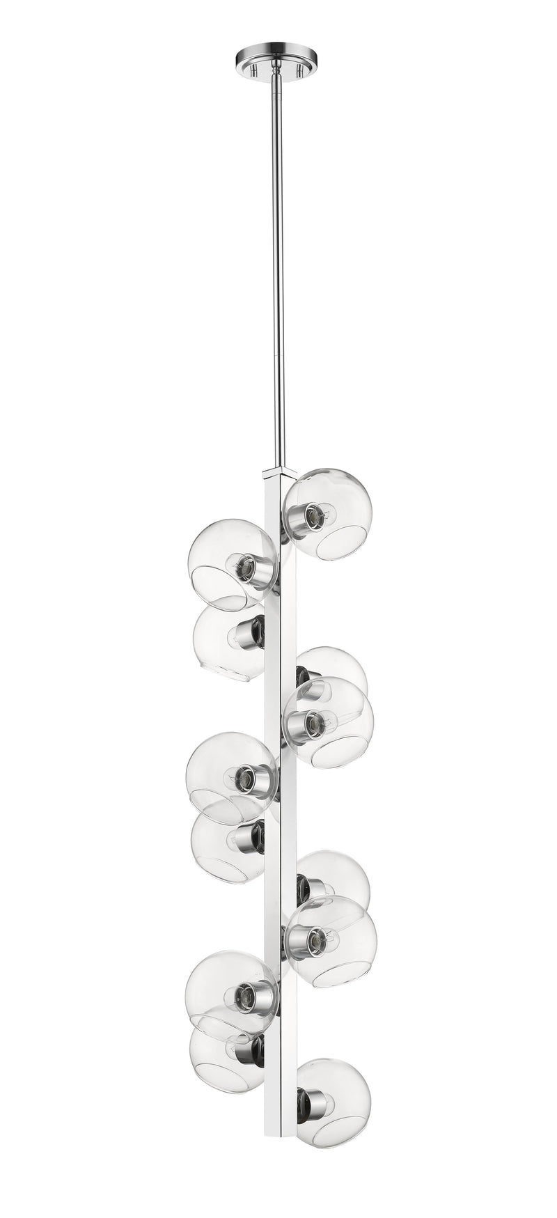 Marquee 12 Light 14" Pendant in Chrome