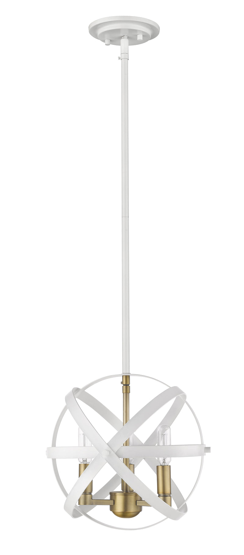 Cavallo 5 Light 18" Chandelier in Hammered Black + Chrome