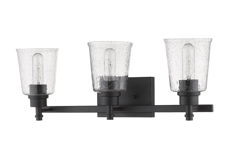 Bohin 3 Light 24" Vanity in Matte Black