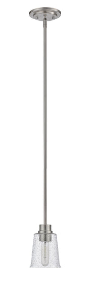 Bohin 1 Light 5" Pendant in Brushed Nickel
