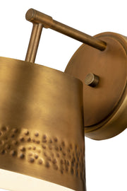 Maddox 1 Light 8" Wall Sconce in Rubbed Brass