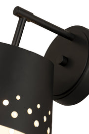 Katie 1 Light 8" Wall Sconce in Matte Black